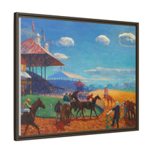 Race Track (1908–1909) vintage painting by William James Glackens