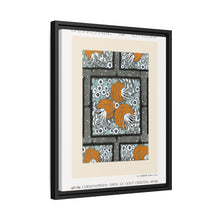 Patrón de pochoir de flores en estilo oriental Art Nouveau. Original de nuestra propia edición de 1914 de Samarkande.