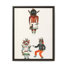 Hopi Katcinas - Piokot Turkwinu Turkwinu Mana (1895) drawn by the native people from the book of Jesse Walter Fewkes - NOMADEN ART GALLERY