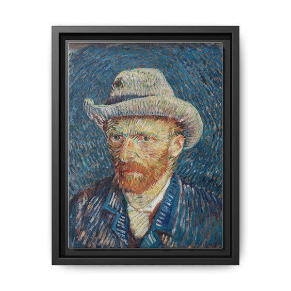 Vincent van Gogh's Self-Portrait with Grey Felt Hat (1887) - NOMADEN ART GALLERY