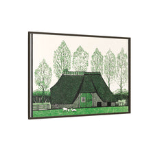 Farmhouse with thatched roof (1919) by Julie de Graag