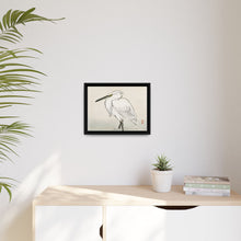 Snowy egret by Kōno Bairei (1844-1895)