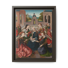 The Virgin and Child with Four Holy Virgins (c. 1495 - c. 1500) by Master of the Virgo inter Virgines - NOMADEN ART GALLERY