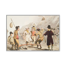 Illustration of the fool plough from The Costume of Yorkshire (1814) by George Walker - NOMADEN ART GALLERY