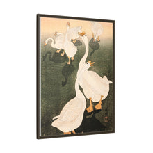 Gansos (1926) de Ohara Koson. Original del Museo de Arte del Condado de Los Ángeles.