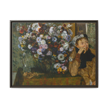 Edgar Degas's A Woman Seated beside a Vase of Flowers (Madame Paul Valpinçon?) - NOMADEN ART GALLERY