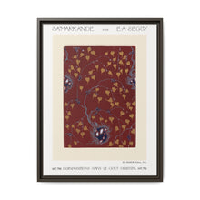 Art Nouveau Flower pattern pochoir print in oriental style. Original from our own 1914 edition of Samarkande - NOMADEN ART GALLERY