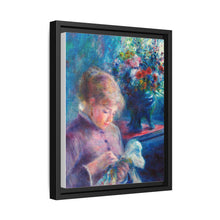 Young Woman Sewing (1879) by Pierre-Auguste Renoir. - NOMADEN ART GALLERY