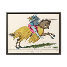 French Knight, 14th Century: Vintage Equestrian Art by Paul Mercuri (1860) - NOMADEN ART GALLERY