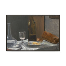 Claude Monet's Still Life with Bottle, Carafe, Bread, and Wine (ca. 1862-1863) - NOMADEN ART GALLERY