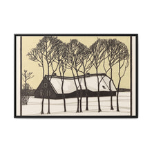 Farm in the snow (1918) by Julie de Graag - NOMADEN ART GALLERY