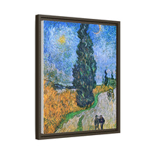 Vincent van Gogh's Road with Cypress and Star (1890) - NOMADEN ART GALLERY