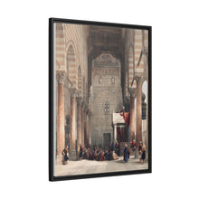 Interior of the mosque of the Metwalys (Metwalis) illustration by David Roberts (1796–1864)