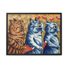 Three cats singing. Gouache by Louis Wain, 1925/1939 - NOMADEN ART GALLERY