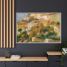 Casas en una colina (Groupe de maisons sur un coteau) de Pierre Auguste Renoir 