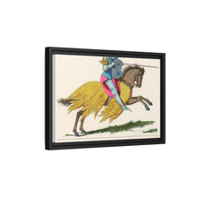French Knight, 14th Century: Vintage Equestrian Art by Paul Mercuri (1860)