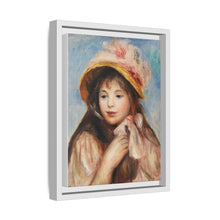 Mädchen mit rosa Haube (Jeune fille au chapeau rose) (1894) von Pierre-Auguste Renoir