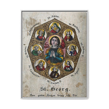 Saint George and Saint Antony of Padua, Saint Catherine of Alexandria, Saint Peter the Apostle, Saint Philomena, Saint Anne, Saint Barbara, Saint John the Baptist and Saint Agnes - NOMADEN ART GALLERY