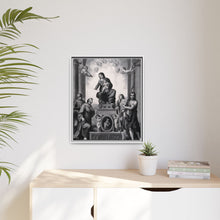 Saint Mary (the Blessed Virgin) with the Christ Child and Saint Antony of Padua, Saint Francis of Assisi, Saint Catherine of Alexandria, Saint John the Baptist and angels.