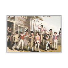 Illustration of riding the stang from The Costume of Yorkshire (1814) by George Walker - NOMADEN ART GALLERY