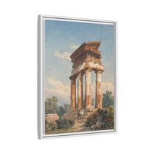 A Temple Ruin in Agrigento (c. 1825) by Carl Wilhelm Götzloff: A Classical Landscape