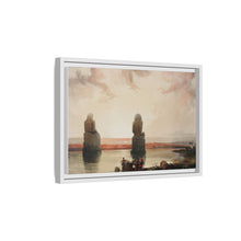 Statues of Memnon at Thebes during the inundation illustration by David Roberts (1796–1864)