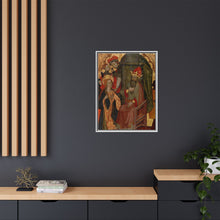 Saint Katherine of Alexandria before the Roman Emperor by Nicolás Solano