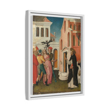 Saint Peter Martyr Exorcizing a Woman Possessed by a Devil by Antonio Vivarini