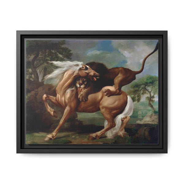 A Lion Attacking a Horse (1762) by George Stubbs. - NOMADEN ART GALLERY