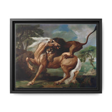 A Lion Attacking a Horse (1762) by George Stubbs. - NOMADEN ART GALLERY