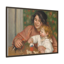 El niño con juguetes de Pierre-Auguste Renoir, Gabrielle y el hijo del artista, Jean (1895-1896) 