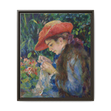 Marie-Thérèse Durand-Ruel Sewing (1882) by Pierre Auguste Renoir - NOMADEN ART GALLERY