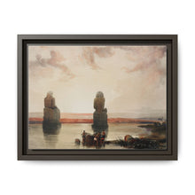 Statues of Memnon at Thebes during the inundation illustration by David Roberts (1796–1864) - NOMADEN ART GALLERY