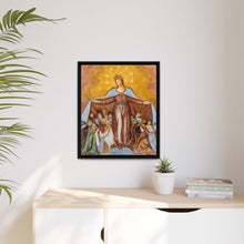 Fresco of Virgin-of-Mercy on the northern wall of the subsidiary church Saint Anna in Saager