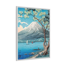 Impresión del monte Fuji desde el lago Yamanaka en alta resolución por Hiroaki Takahashi 