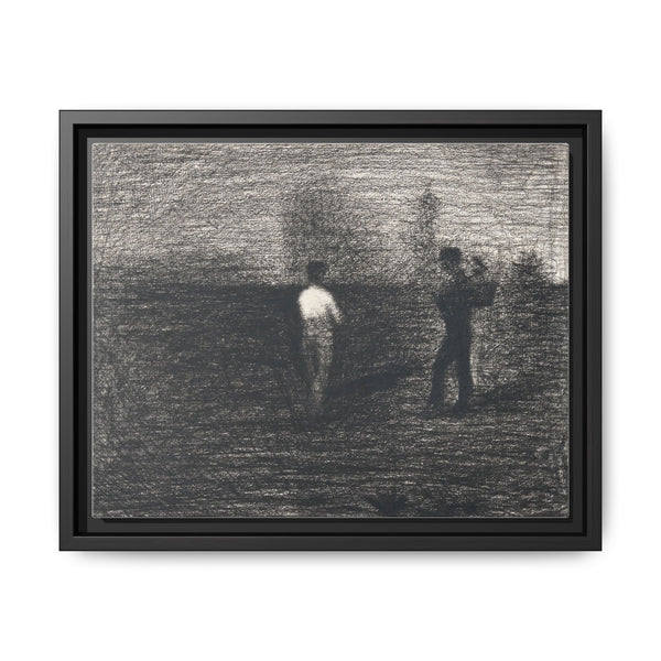 Peasants (ca. 1881–1884) by Georges Seurat - NOMADEN ART GALLERY