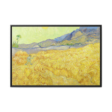 Van Gogh's Wheatfield with a reaper (1889) - NOMADEN ART GALLERY