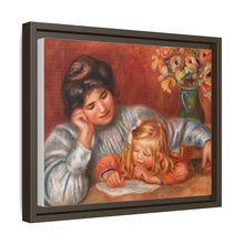 Lección de escritura (La Leçon d'écriture) (1905) de Pierre-Auguste Renoir. 