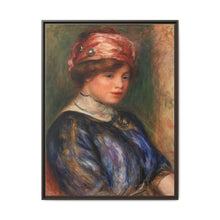 Young Woman in Blue, Bust (Jeune femme en corsage bleu, buste) (1911) by Pierre-Auguste Renoir - NOMADEN ART GALLERY