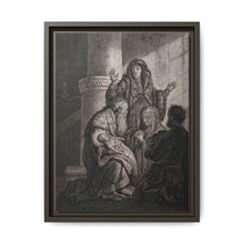 Simeon recognises the infant Jesus as saviour. Etching by C.W. Weisbrod after Rembrandt, 1627-8. - NOMADEN ART GALLERY