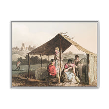 Illustration of teasel field from The Costume of Yorkshire (1814) by George Walker - NOMADEN ART GALLERY