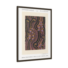 Art Deco Flower pattern pochoir print in oriental style