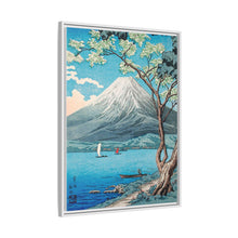 Impresión del monte Fuji desde el lago Yamanaka en alta resolución por Hiroaki Takahashi 