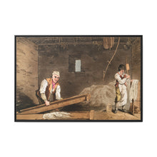 Illustration of line swinglers from The Costume of Yorkshire (1814) by George Walker - NOMADEN ART GALLERY