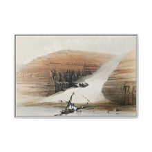 Excavated temples of Aboosimble (Abu Sunbul) Nubia illustration by David Roberts (1796–1864) - NOMADEN ART GALLERY