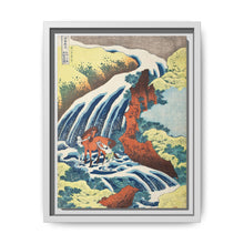 Katsushika Hokusai (1760-1849). Waterfall where Yoshitsune Washed his Horse, Yoshino, Yamato Province. Original from The Los Angeles County Museum of Art. - NOMADEN ART GALLERY