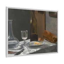 Claude Monet's Still Life with Bottle, Carafe, Bread, and Wine (ca. 1862-1863) - NOMADEN ART GALLERY