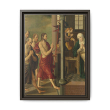 Panel of an Altarpiece with Dispute with the Doctors, on verso is Appearance of Christ to his Mother (c. 1520 - c. 1535) by Master of Alkmaar - NOMADEN ART GALLERY