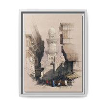 Cairo Street Scene: Vintage Egyptian Wall Art by David Roberts - Art Print Framed - NOMADEN ART GALLERY