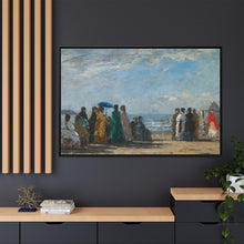 Claude Monet's The Beach at Trouville - NOMADEN ART GALLERY